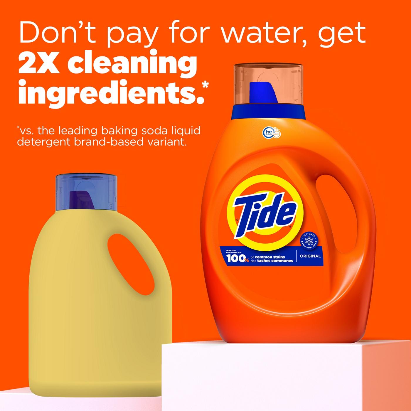 Tide HE Turbo Clean Liquid Laundry Detergent, 32 Loads - Original; image 15 of 15