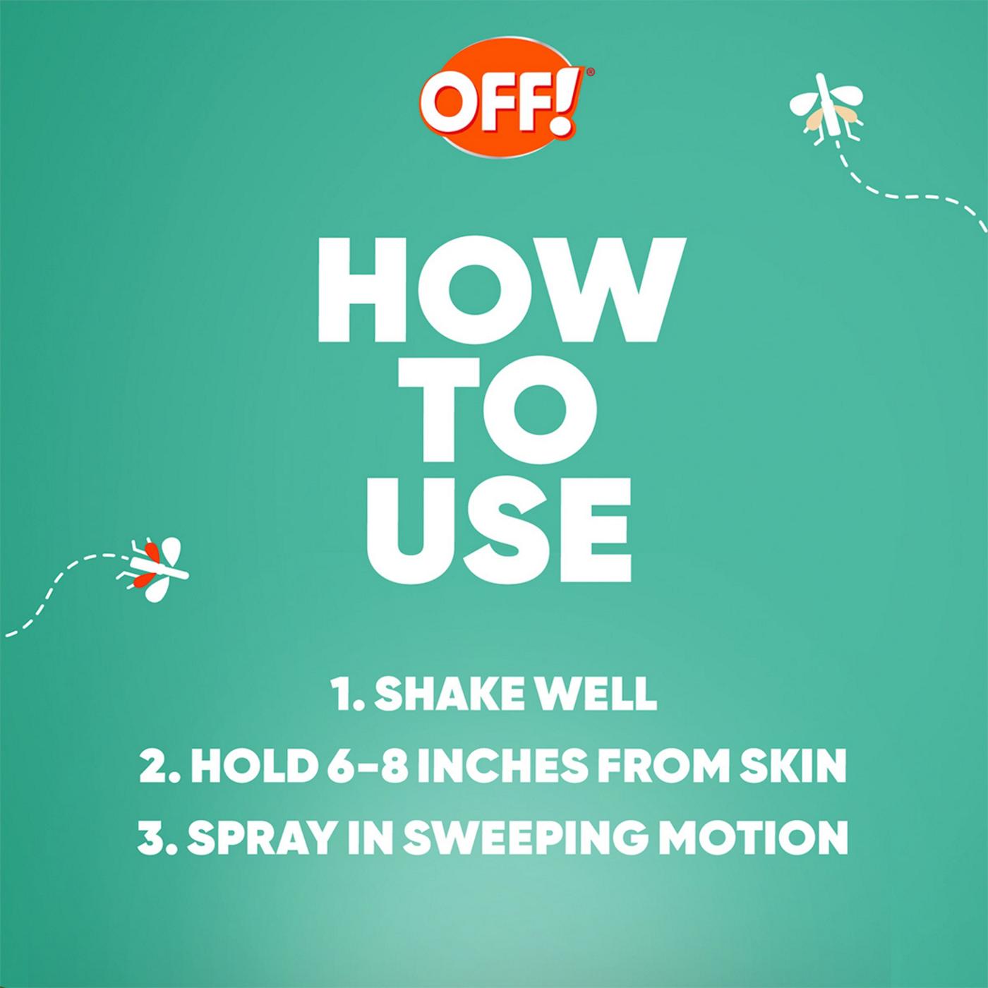 OFF! FamilyCare Mosquito Repellent Smooth & Dry Non-Greasy Spray; image 3 of 11