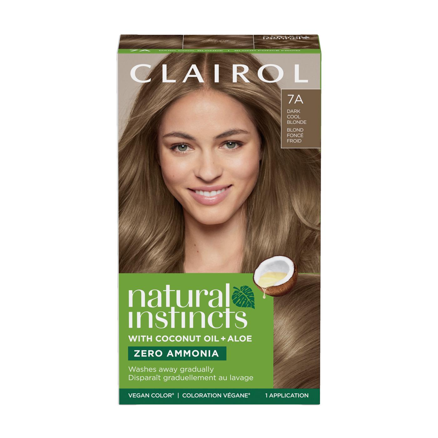 Clairol Natural Instincts Vegan Demi-Permanent Hair Color - 7A Dark Cool Blonde; image 1 of 10