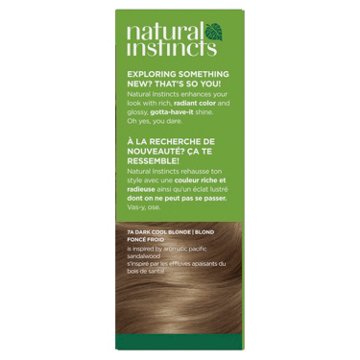Clairol Natural Instincts Vegan Demi-Permanent Hair Color - 7A Dark Cool Blonde