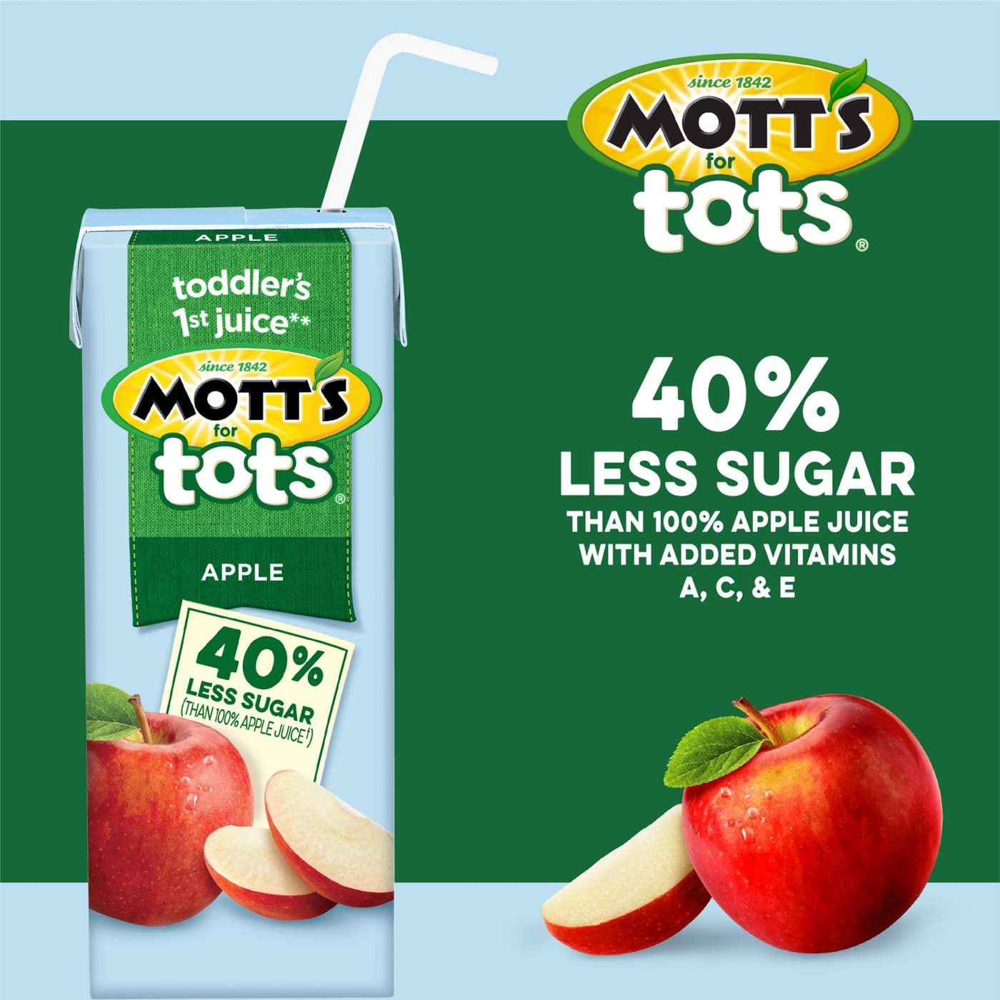Mott's For Tots Apple Juice 6.75 oz Boxes; image 3 of 5