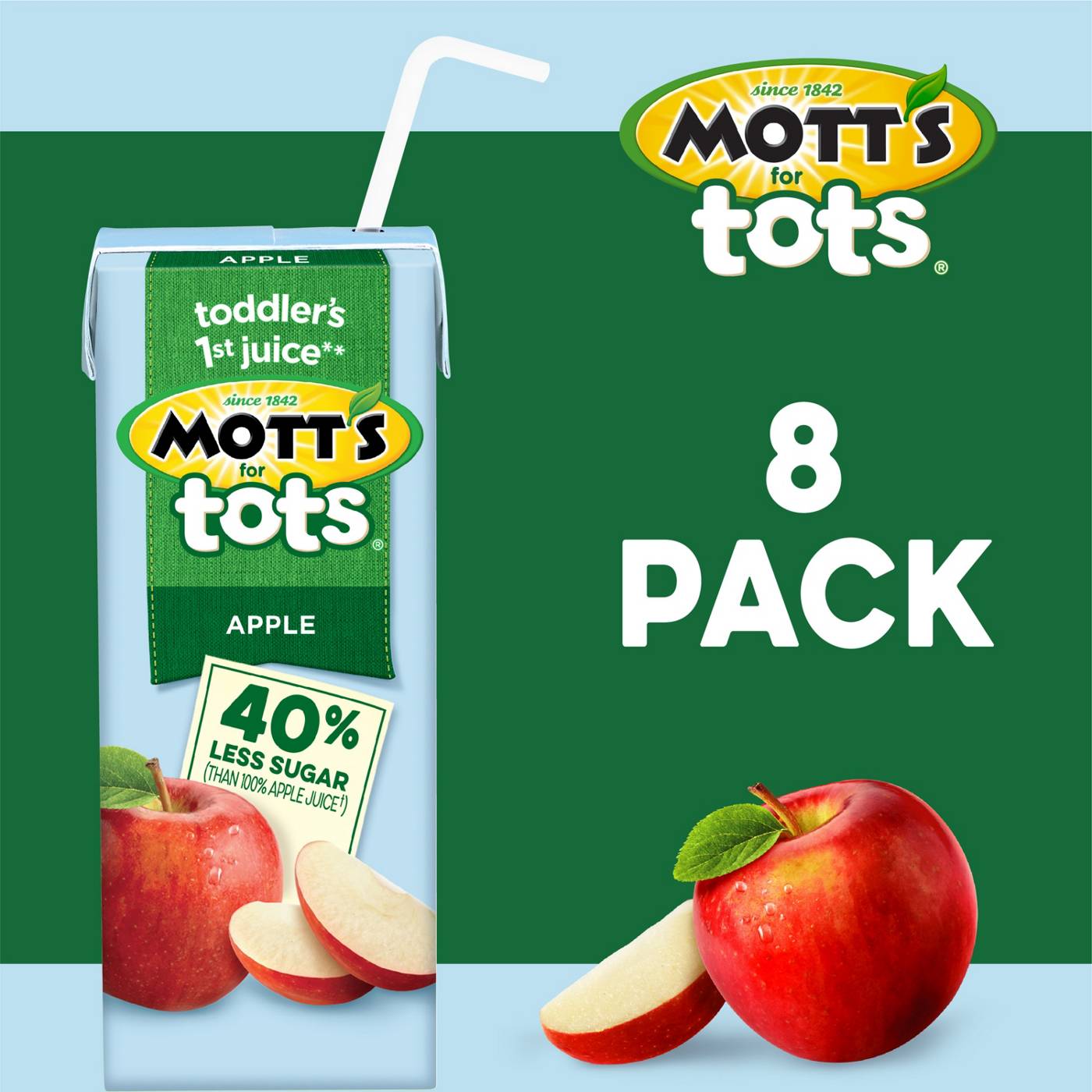 Mott's for Tots Apple Juice 8 pk Boxes; image 6 of 8