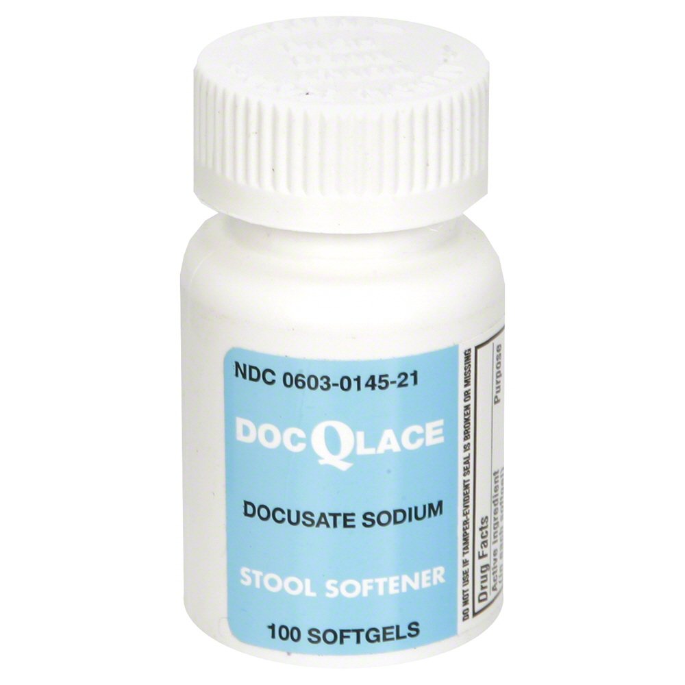 Qualitest DocQlace Docusate Sodium Stool Softener Softgels Shop at HEB