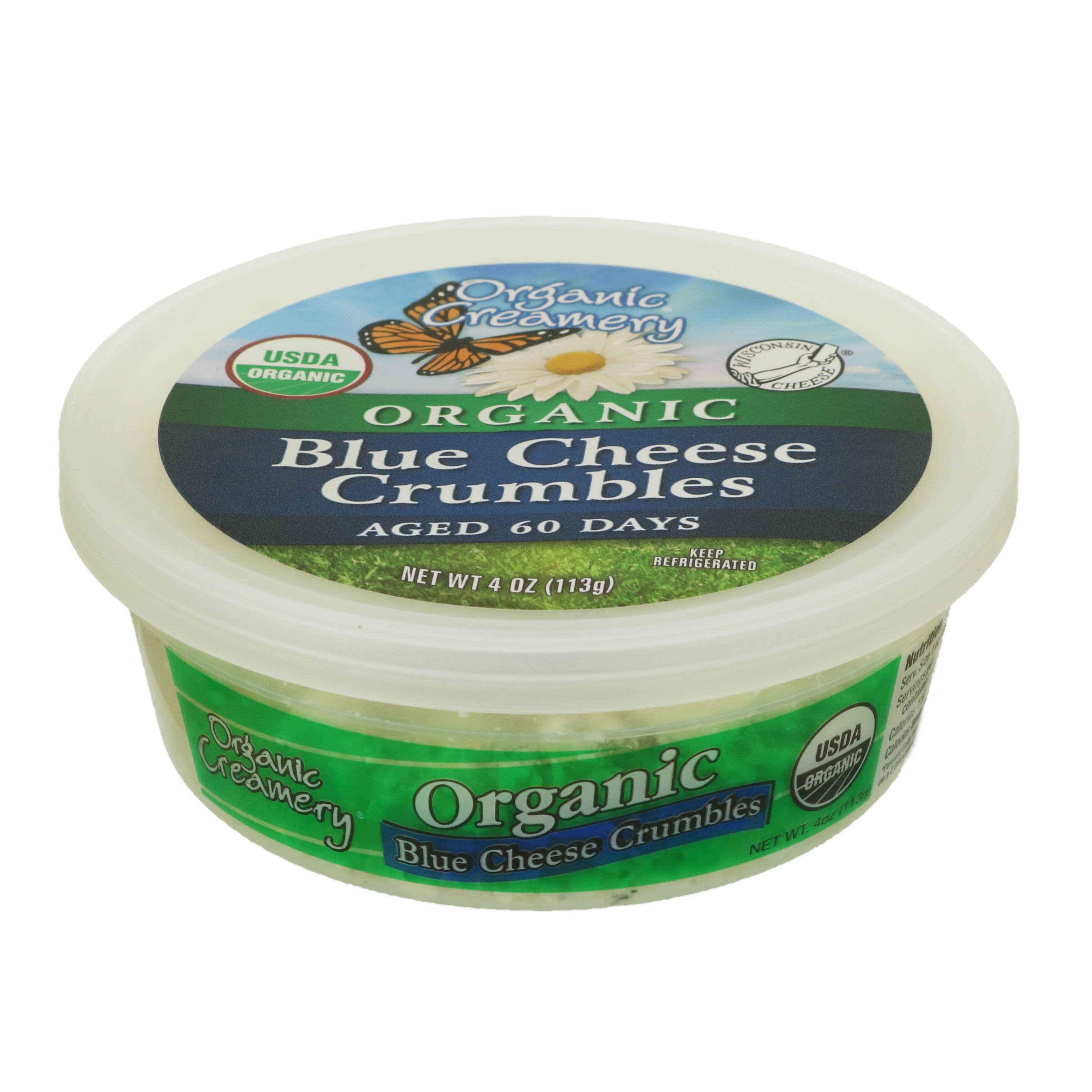 Organic Creamery Blue Cheese Crumbles - Shop Cheese At H-E-B