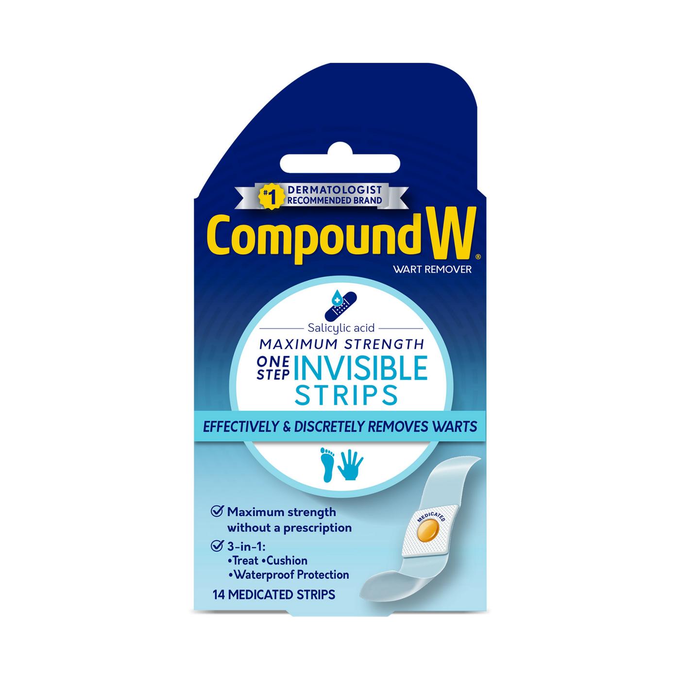 Compound W Wart Remover Strips; image 1 of 5