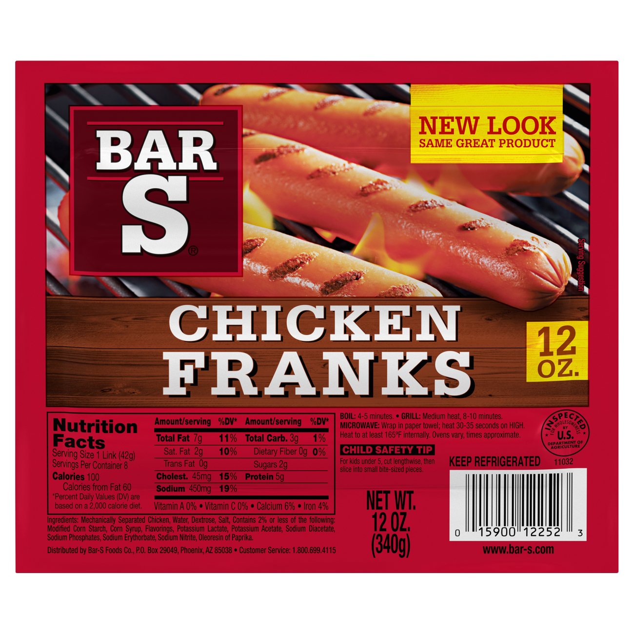 Bar S Chicken Franks Shop Hot Dogs at HEB