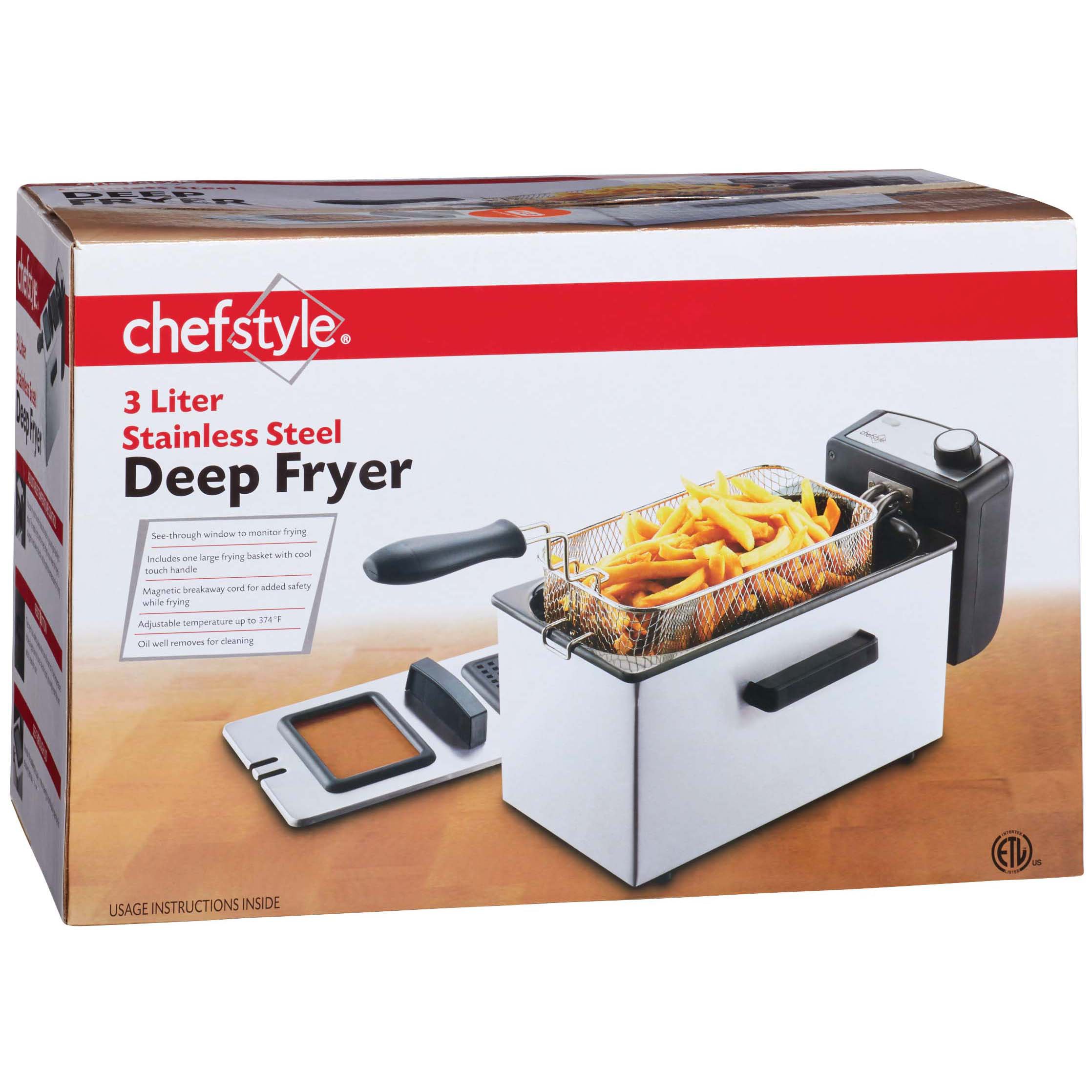 Chefstyle Stainless Steel Deep Fryer Shop Appliances At H E B