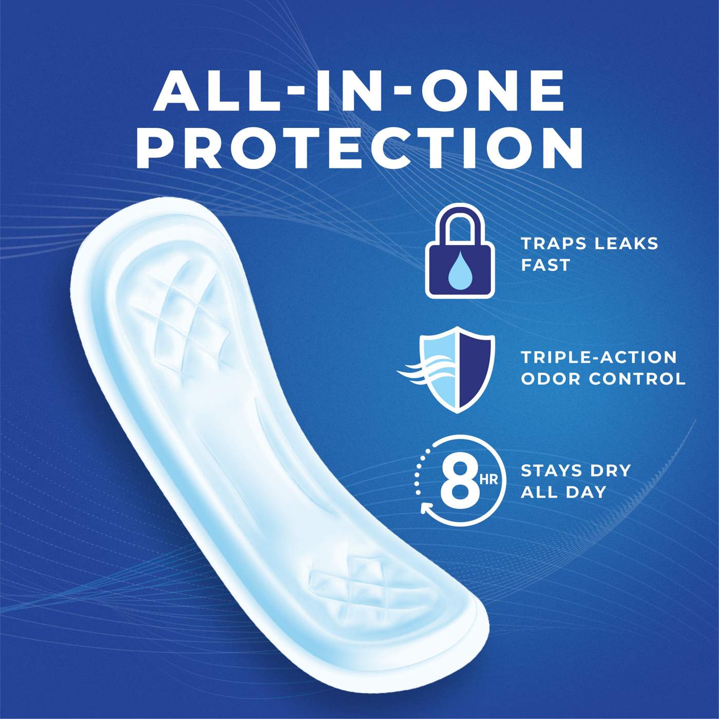 Stayfree Maxi Super Long Pads without Wings; image 10 of 10