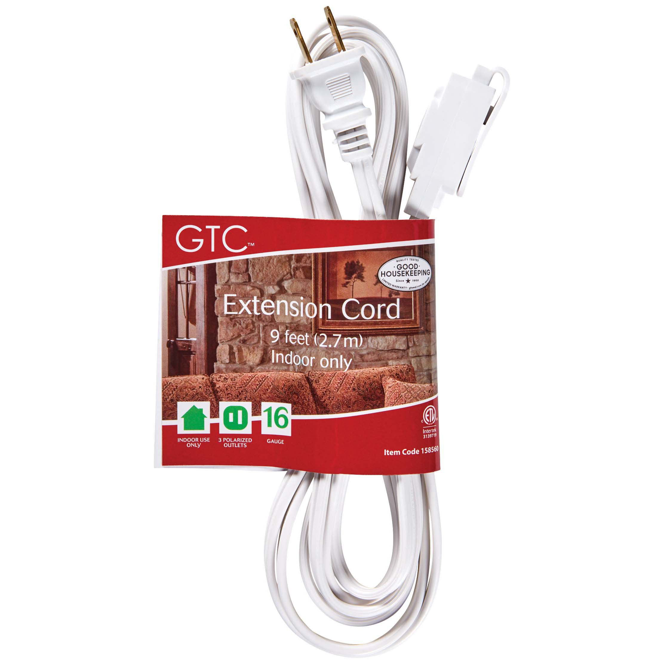 GTC White Indoor Extension Cord Shop Extension Cords at