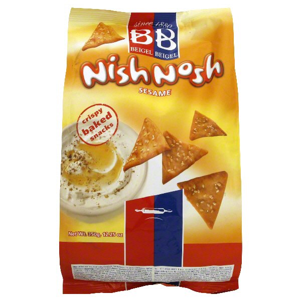 Beigel & Beigel Kosher Nish Nosh Sesame Crispy Baked Snacks Shop