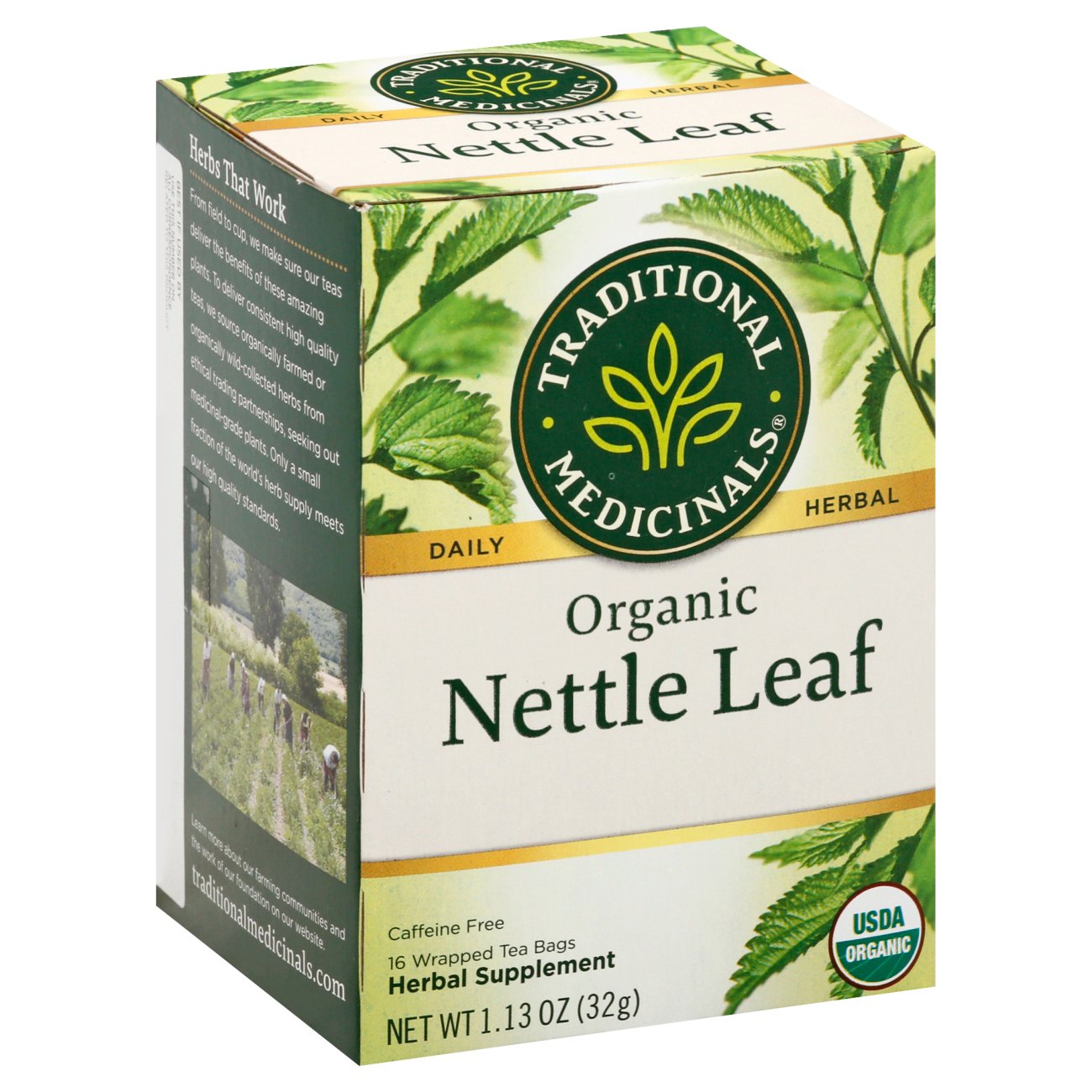 Traditional Medicinals Organic Nettle Leaf Herbal Tea Bags Shop Tea