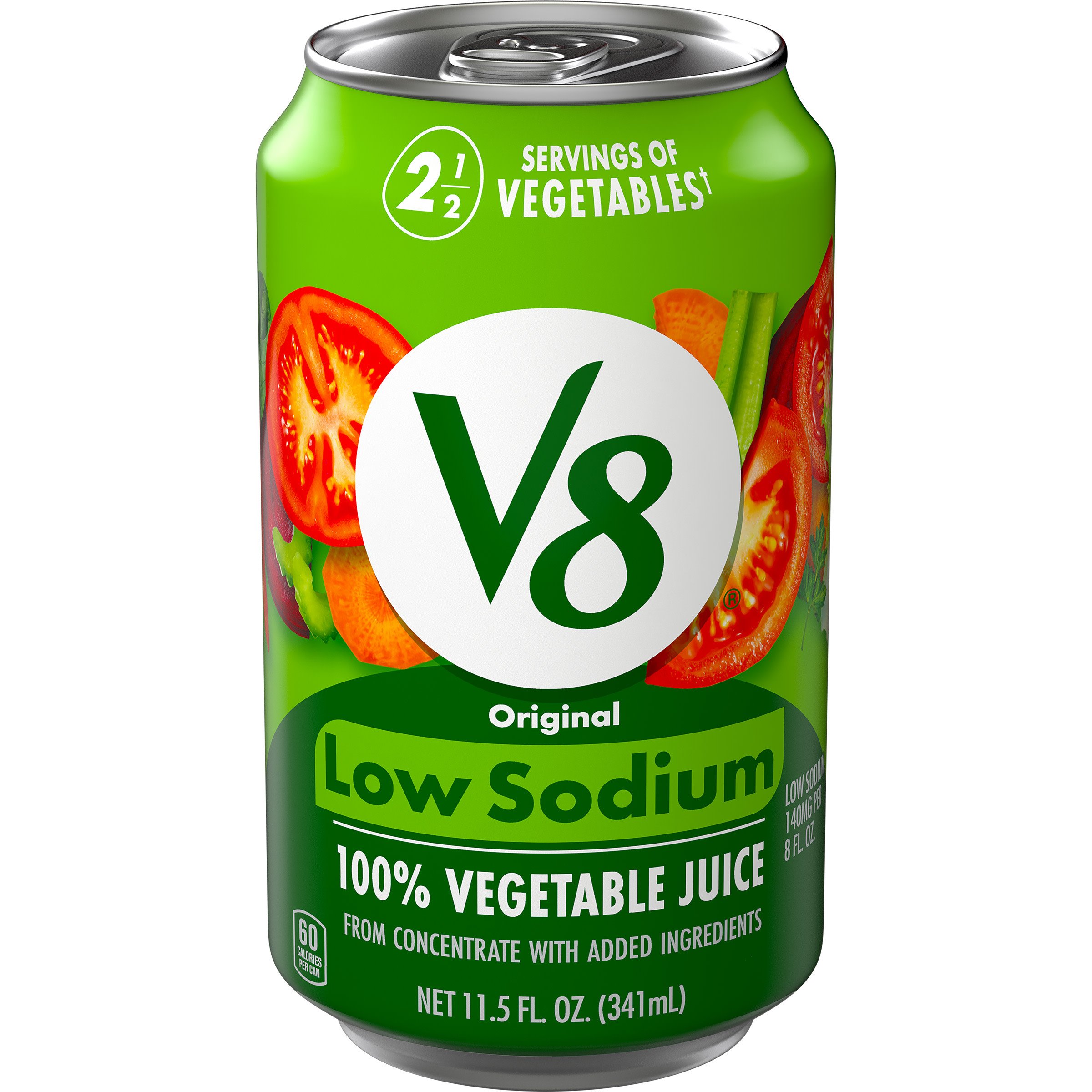 V8 Low Sodium 100% Vegetable Juice - Shop Juice at H-E-B