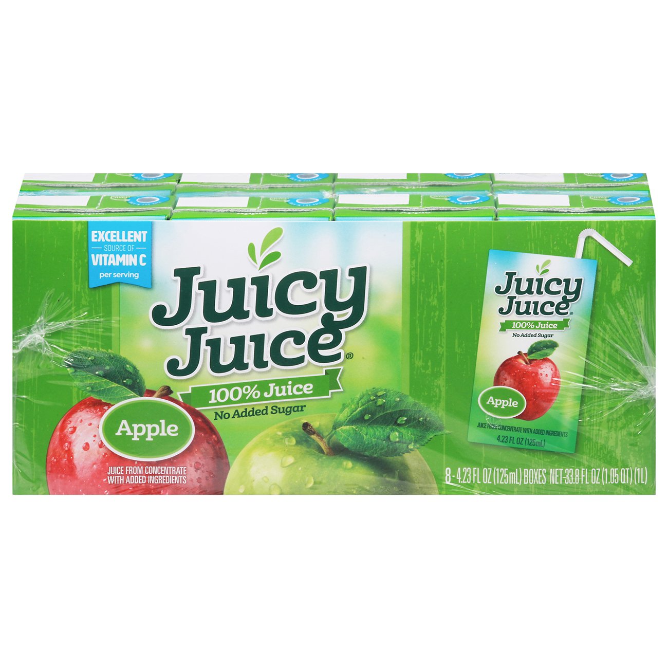 Juicy Juice 100% Apple Juice 4.23 oz Boxes - Shop Juice at H-E-B