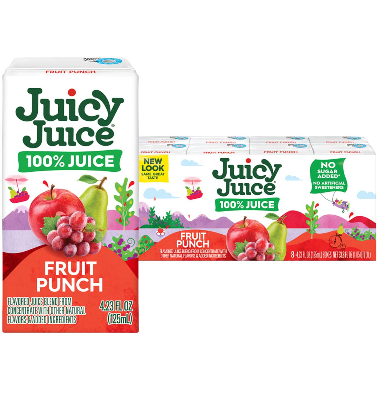 Juicy Juice 100% Fruit Punch 8 pk Juice Boxes; image 1 of 5