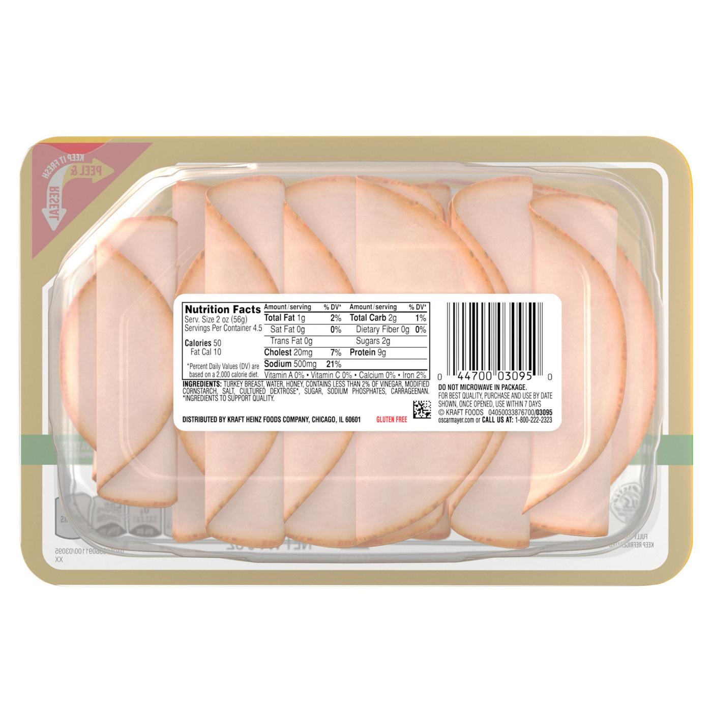 Oscar Mayer Deli Fresh Honey Smoked Turkey Breast; image 3 of 5
