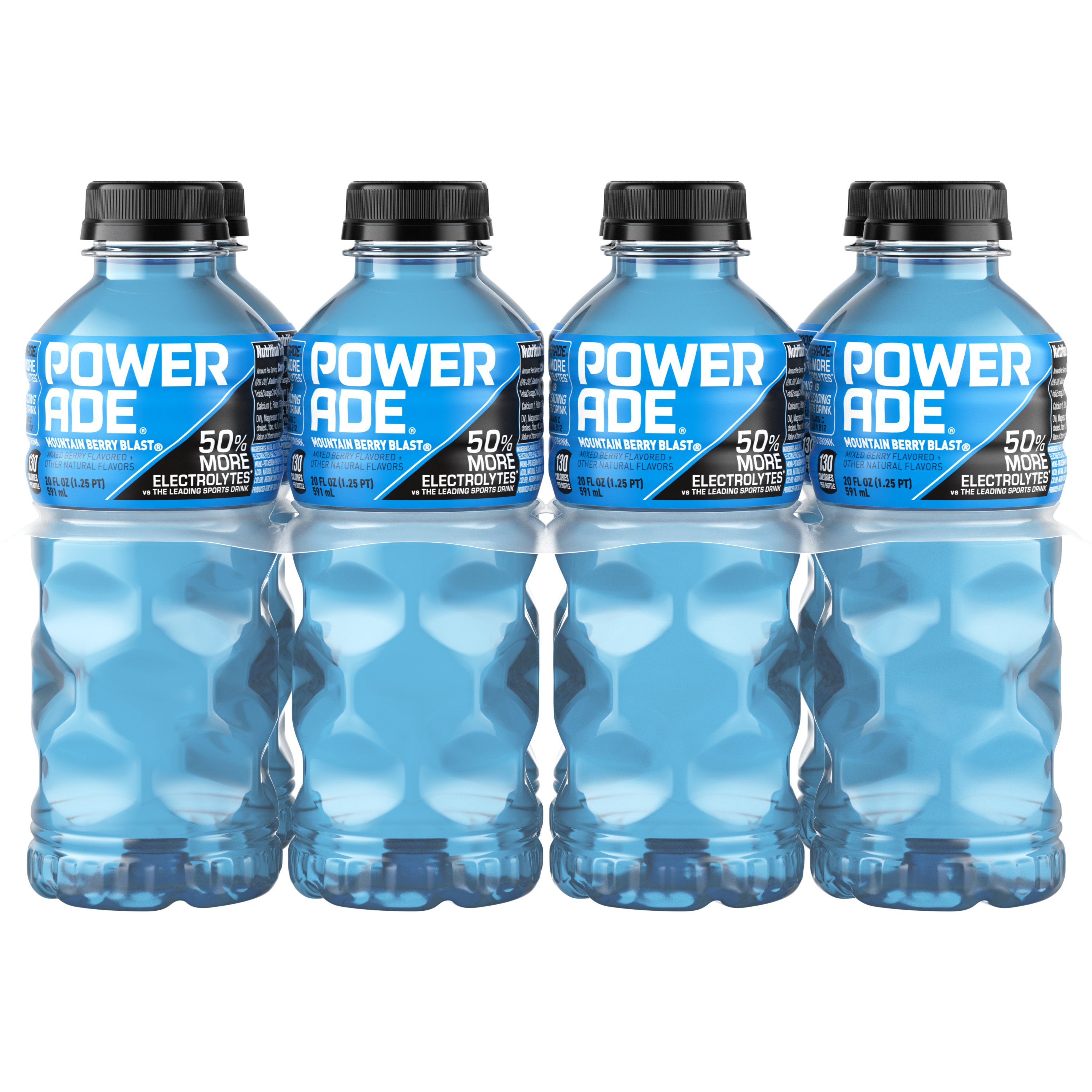  Powerade Zero Fruit Punch, 20 oz Bottle (Pack of 8) : Sports  Drinks : Grocery & Gourmet Food