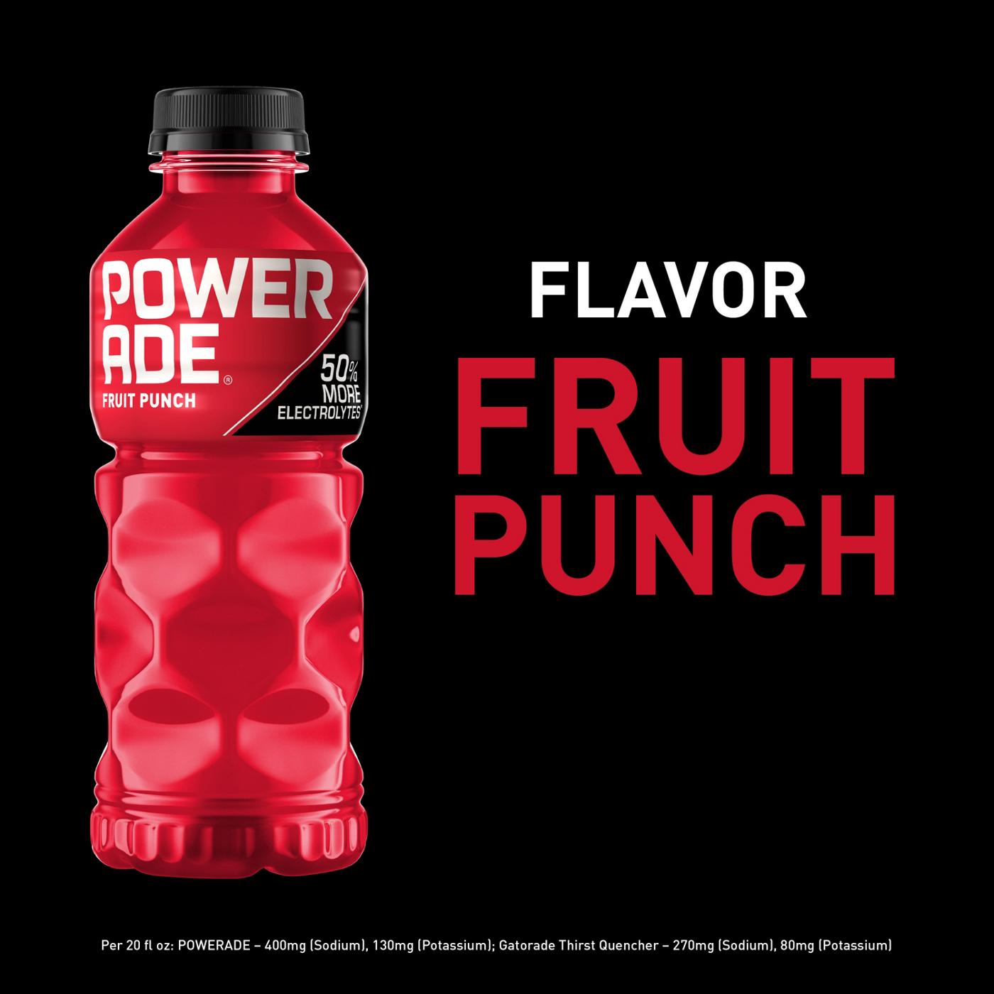 Powerade Fruit Punch Sports Drink - 20 oz; image 7 of 7