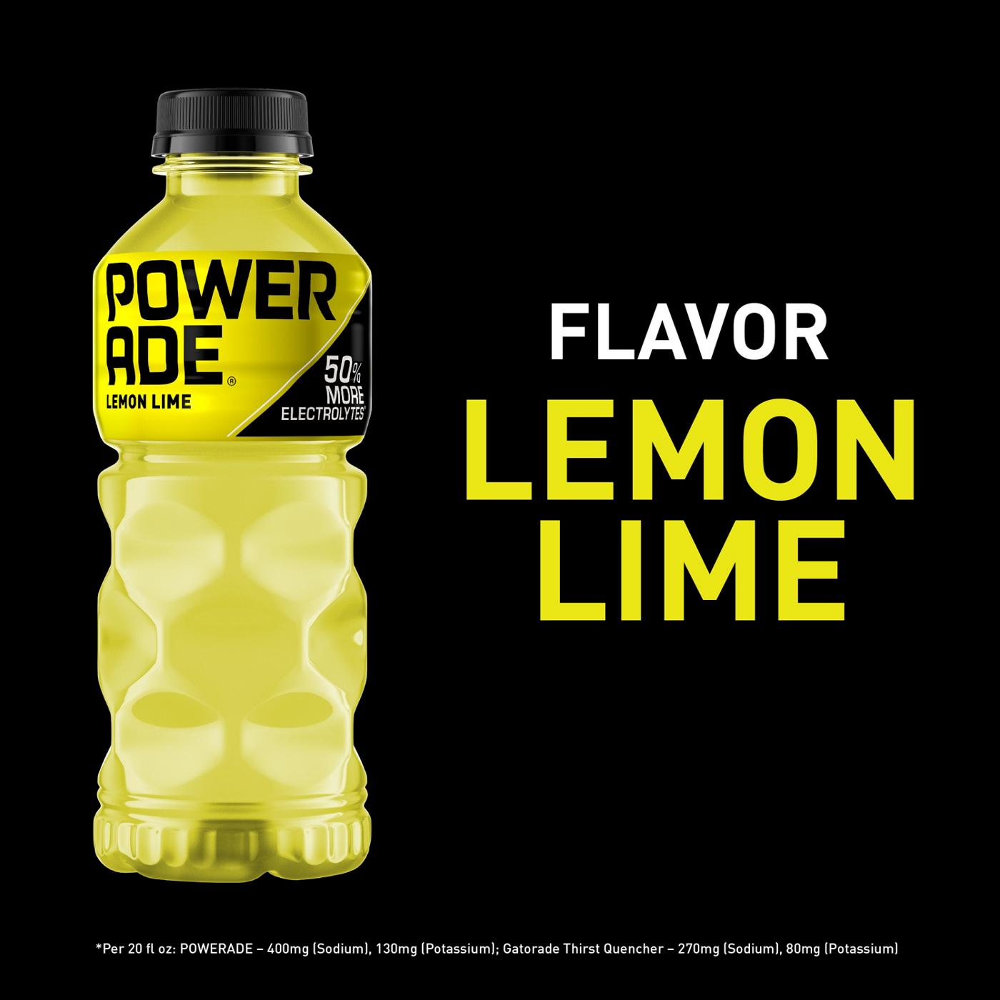 Powerade Lemon Lime Sports Drink - 20 oz; image 3 of 7