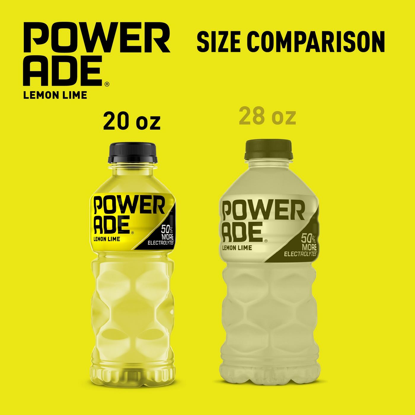 Powerade Lemon Lime Sports Drink - 20 oz; image 7 of 7