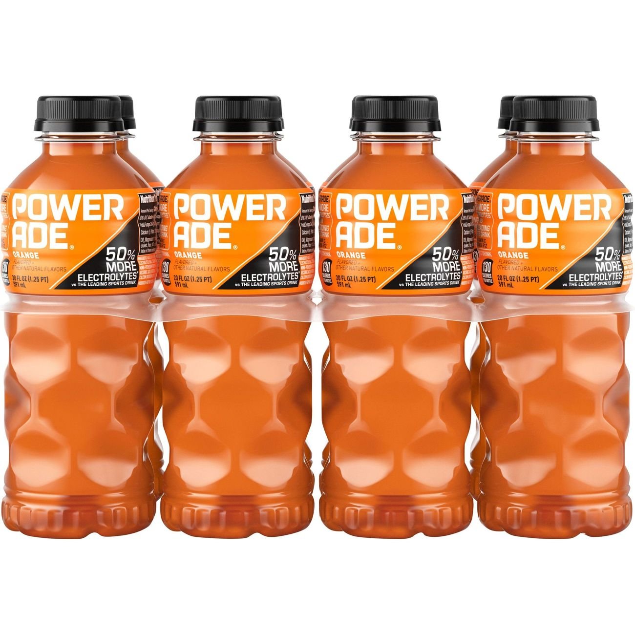Powerade Orange Sports Drink 8 pk Bottles Shop Sports & energy drinks