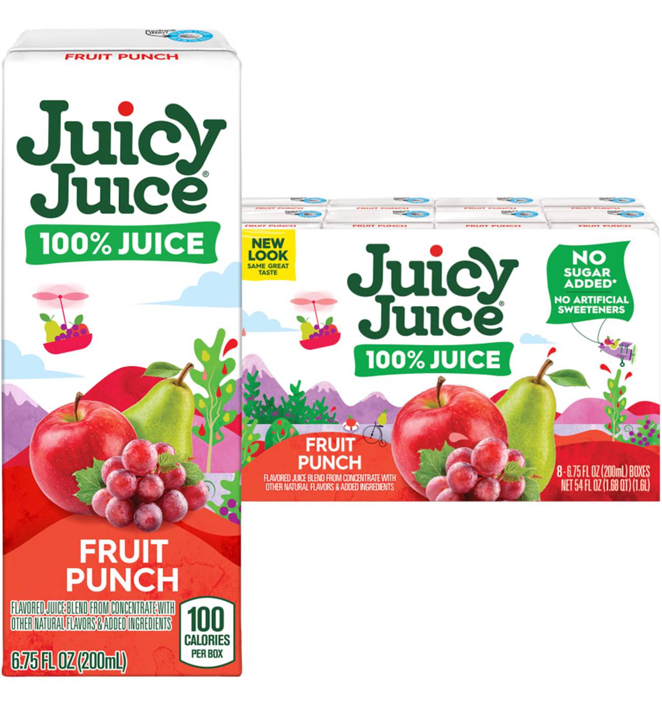 Juicy Juice 100% Fruit Punch 8 pk Juice Boxes; image 1 of 5