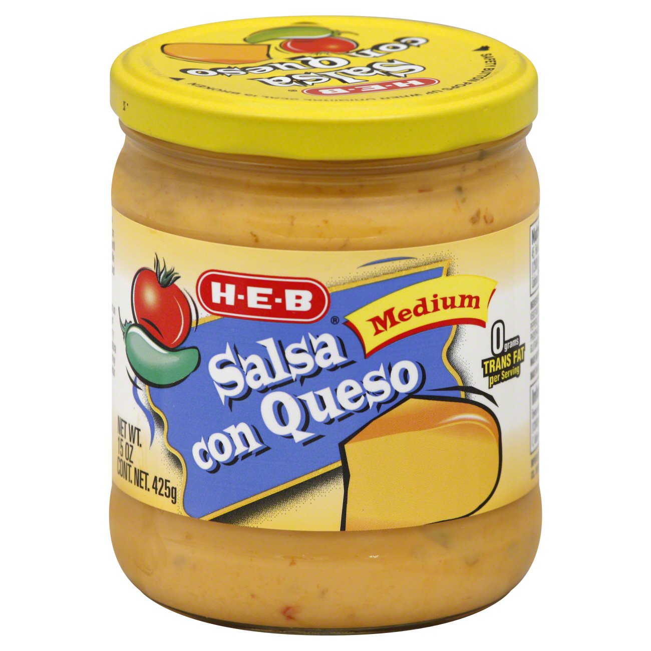 HEB Medium Salsa Con Queso Shop Salsa & Dip at HEB