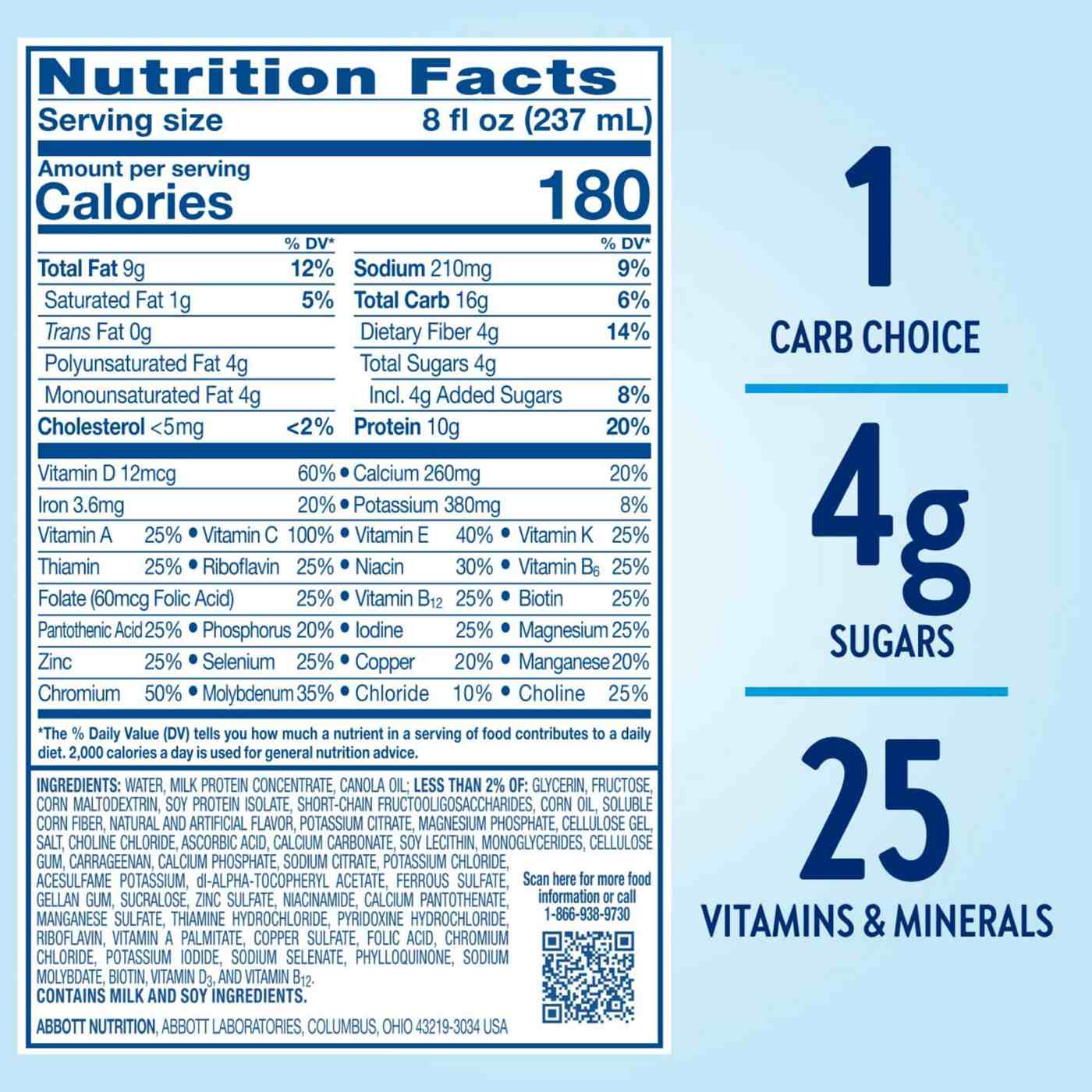 Glucerna Diabetes Nutritional Shake Classic Butter Pecan; image 2 of 13