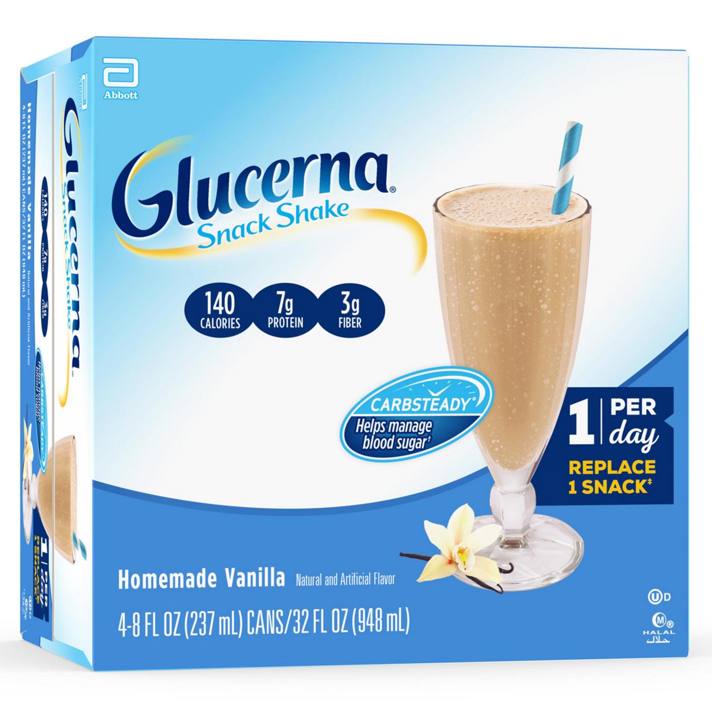 Glucerna Snack Nutrition Shake Homemade Vanilla Ready-to-Drink; image 7 of 9