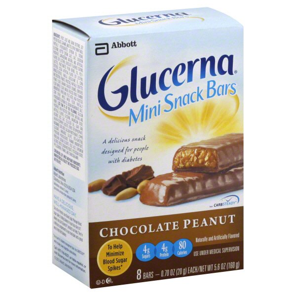 Glucerna Chocolate Peanut Mini Snack Bars - Shop Diet & Fitness at H-E-B