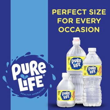 Pure Life Purified Water 24 pk Bottles, 8 oz