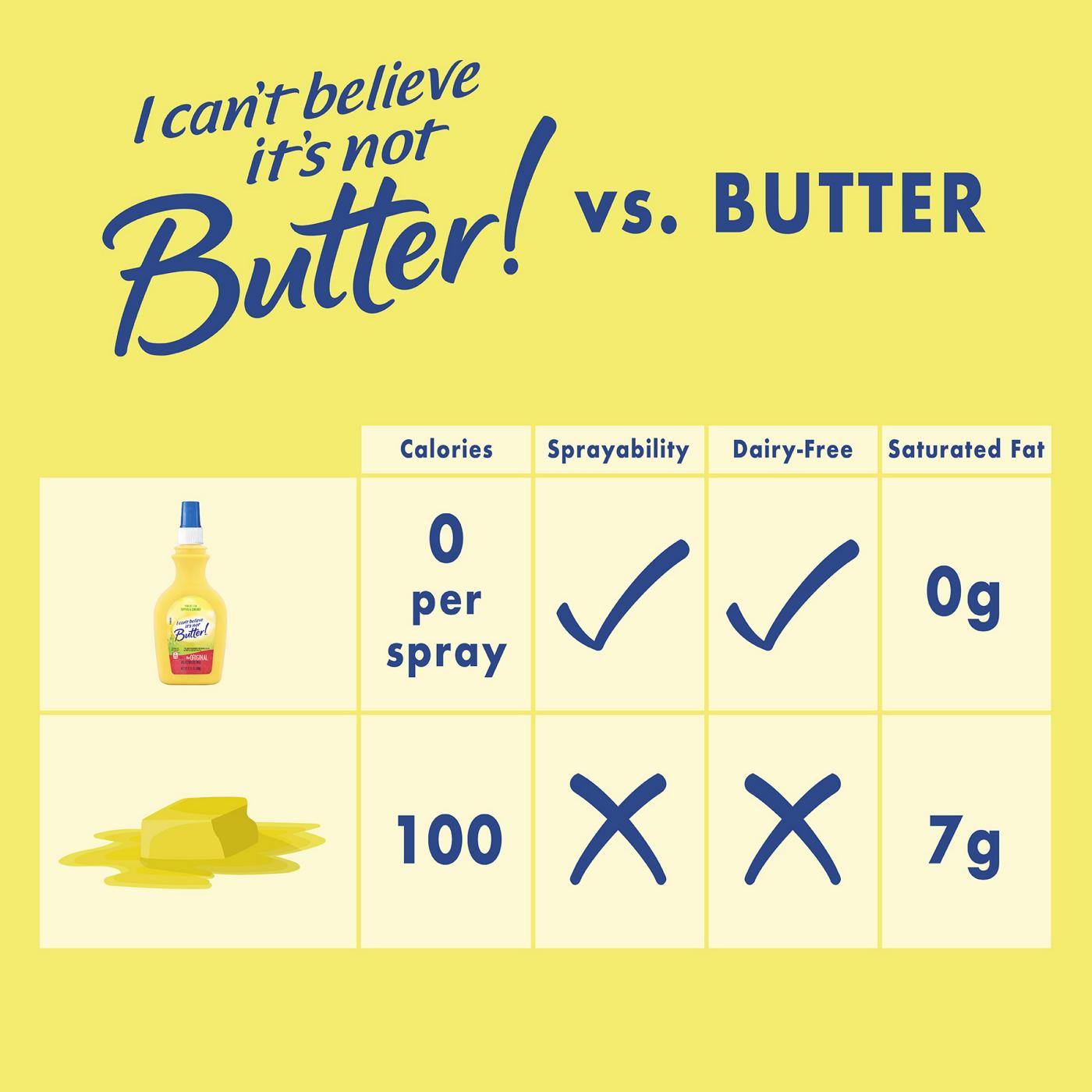 I Can't Believe It's Not Butter! Cooking Spray; image 3 of 6