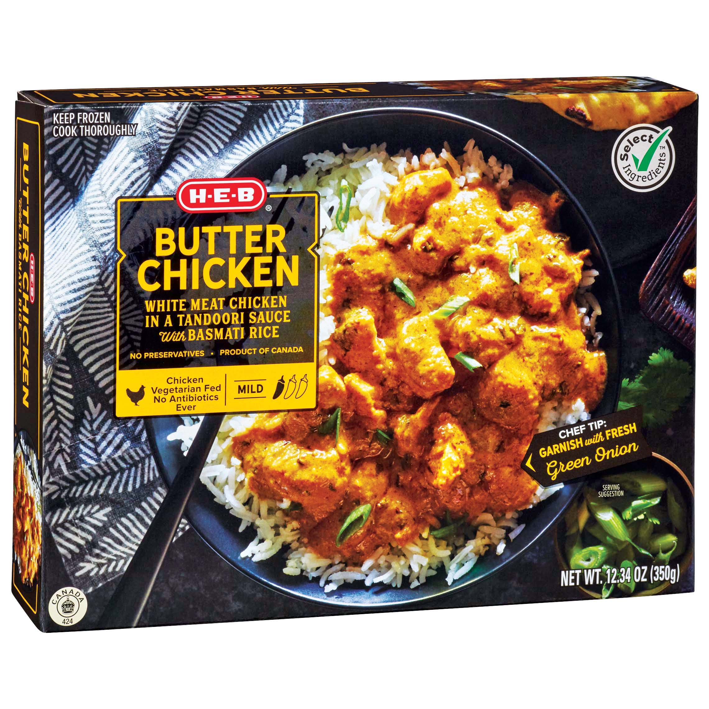 H-E-B Butter Chicken Frozen Meal - Shop Entrees & Sides At H-E-B