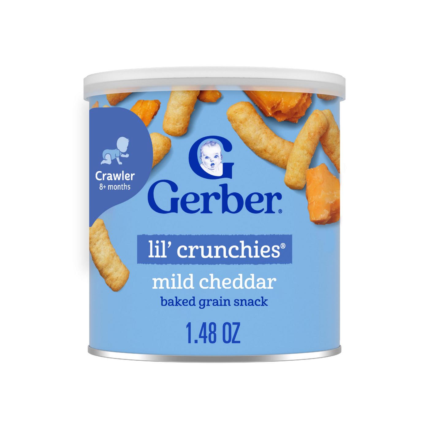 Gerber Snacks for Baby Lil' Crunchies - Mild Cheddar; image 1 of 8