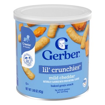 Gerber Snacks for Baby Lil' Crunchies - Mild Cheddar, 1.48 oz