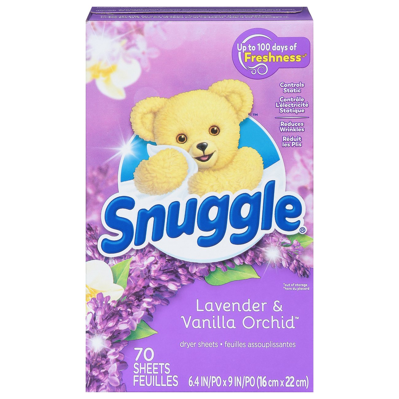 Snuggle Exhilarations Lavender & Vanilla Orchid Fabric Softener Dryer