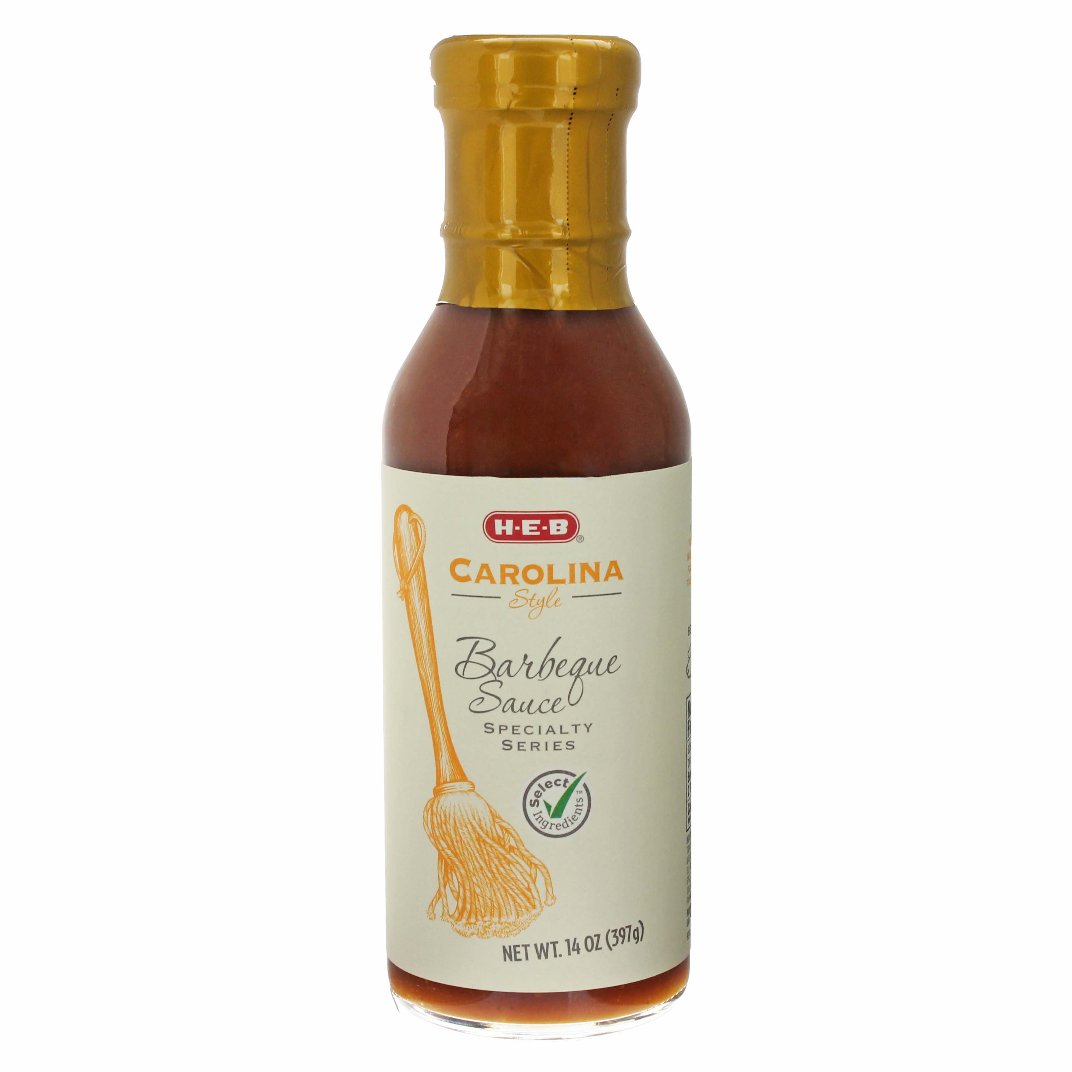 H-E-B Select Ingredients Specialty Series Carolina Style Barbeque Sauce ...