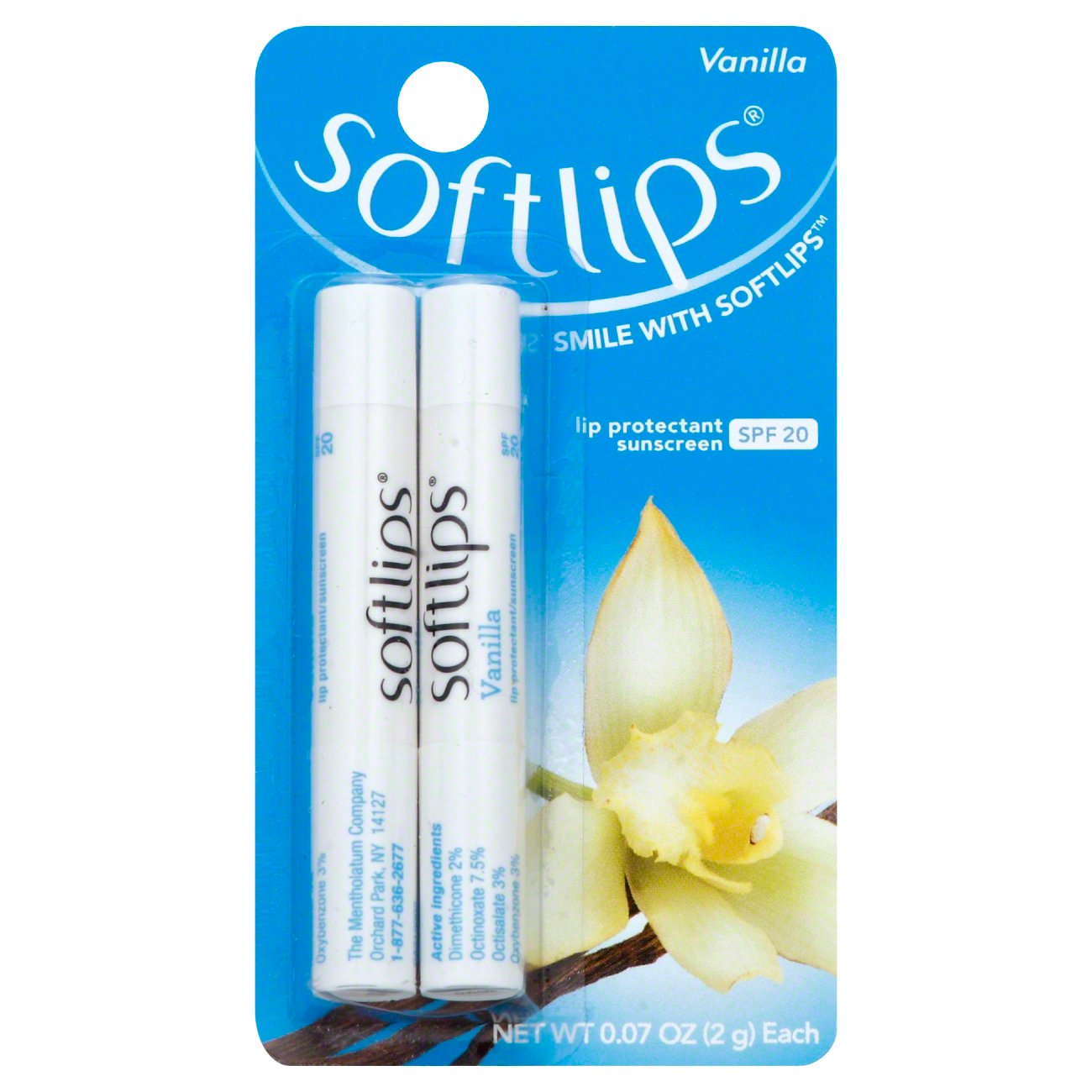 Softlips Classic Vanilla SPF 20 Lip Protectant/Sunscreen Value Pack ...