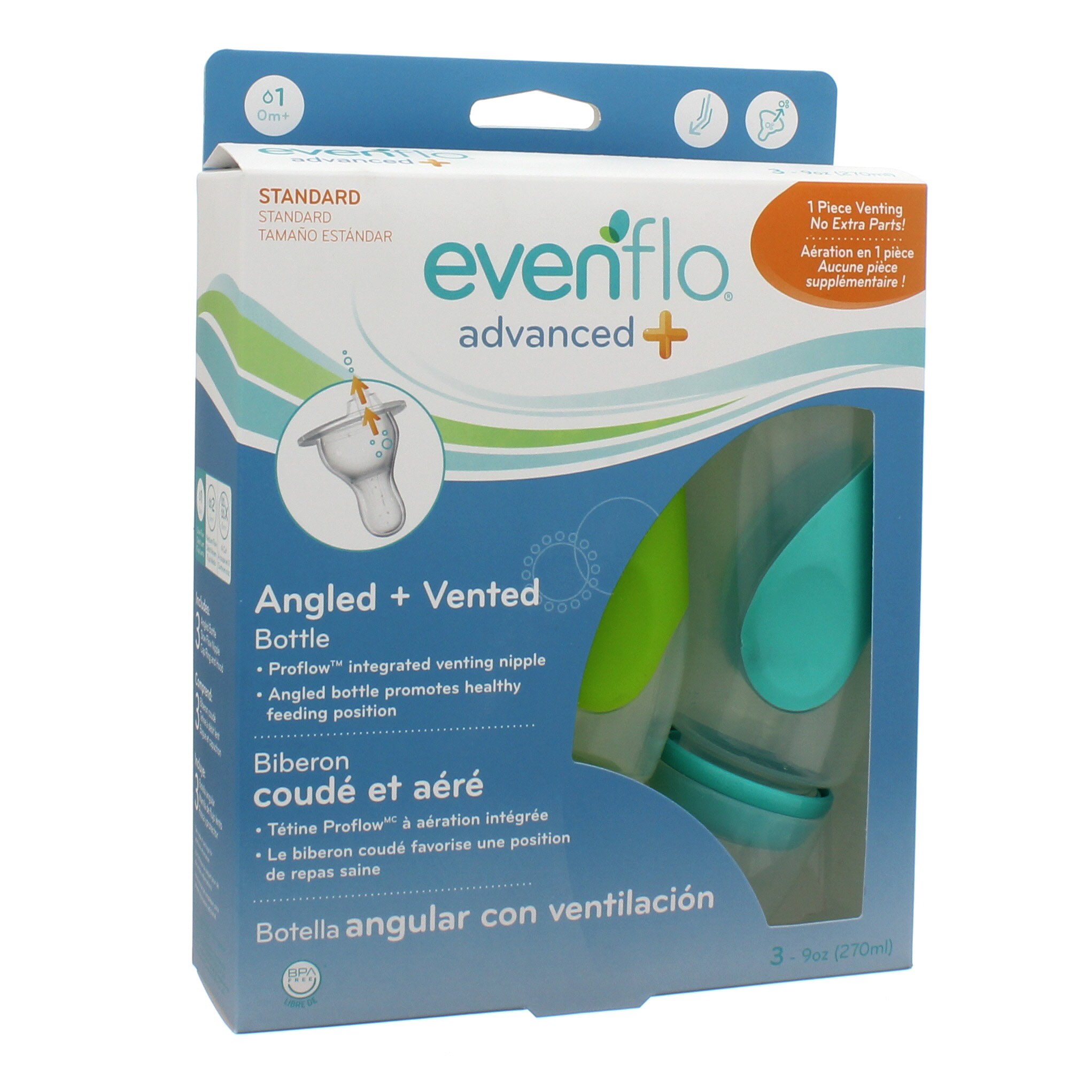 evenflo vented bottles