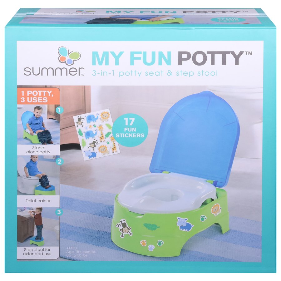 Summer Infant My Fun Potty (Blue) - Shop Potty Seats & Stools at H-E-B