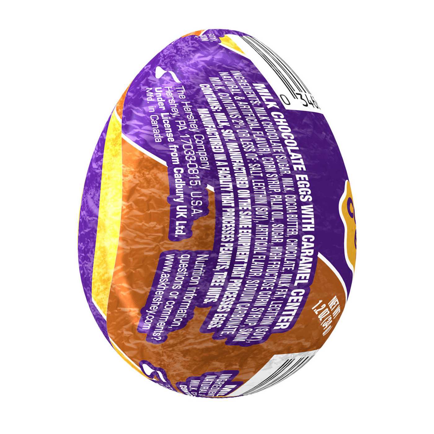 Cadbury Caramel Egg Milk Chocolate Easter Candy; image 5 of 7