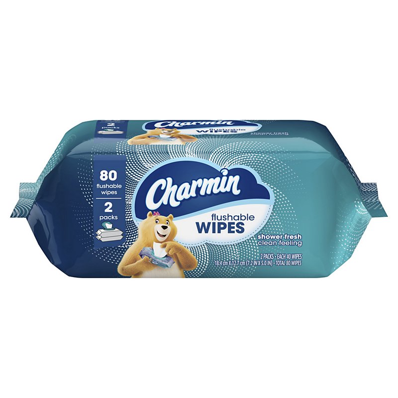 NEW Charmin Freshmates Flushable Wipes 40 Count Refills; Pack of 12; 480 total 