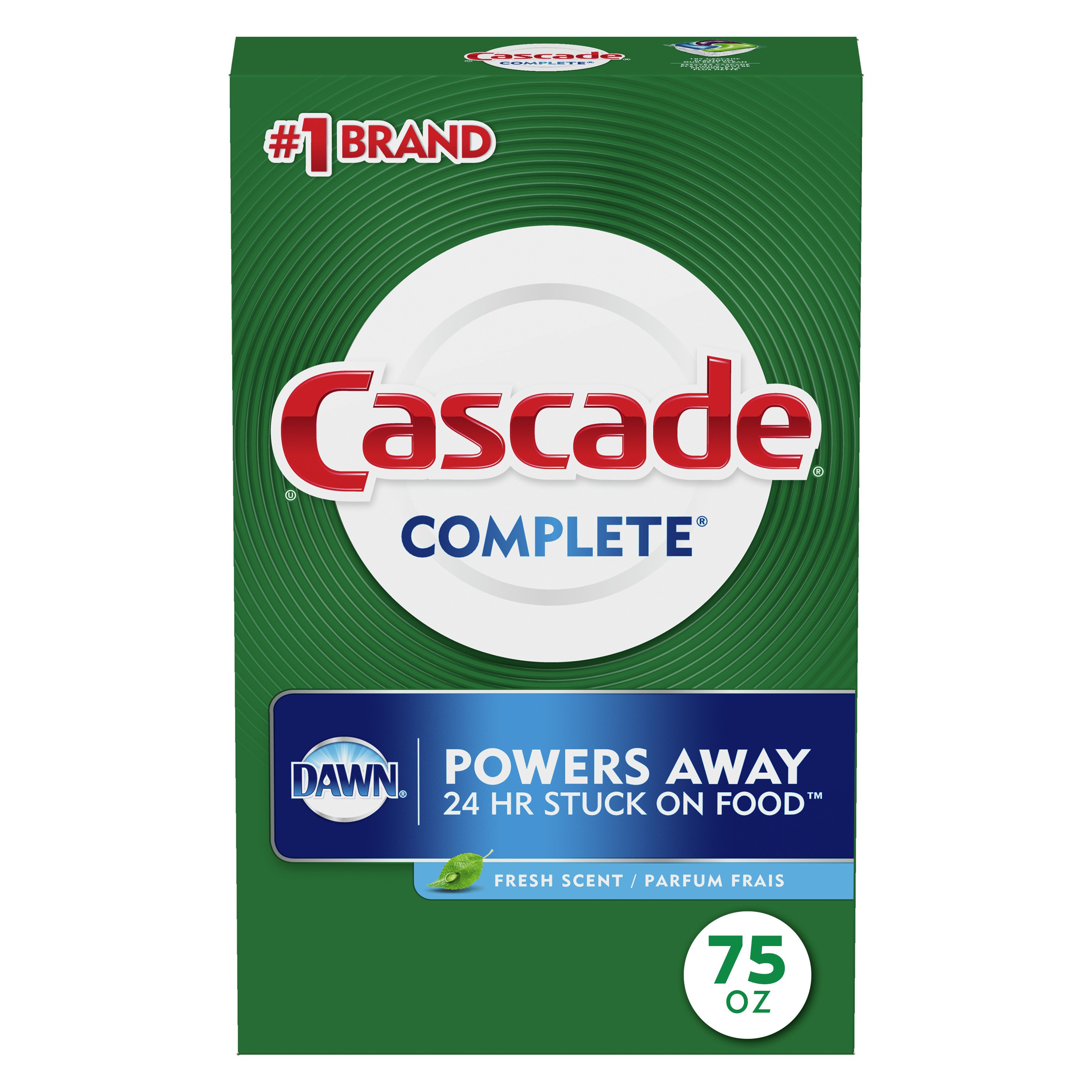 Cascade Complete Fresh Scent Dishwasher Detergent Powder Shop Dish