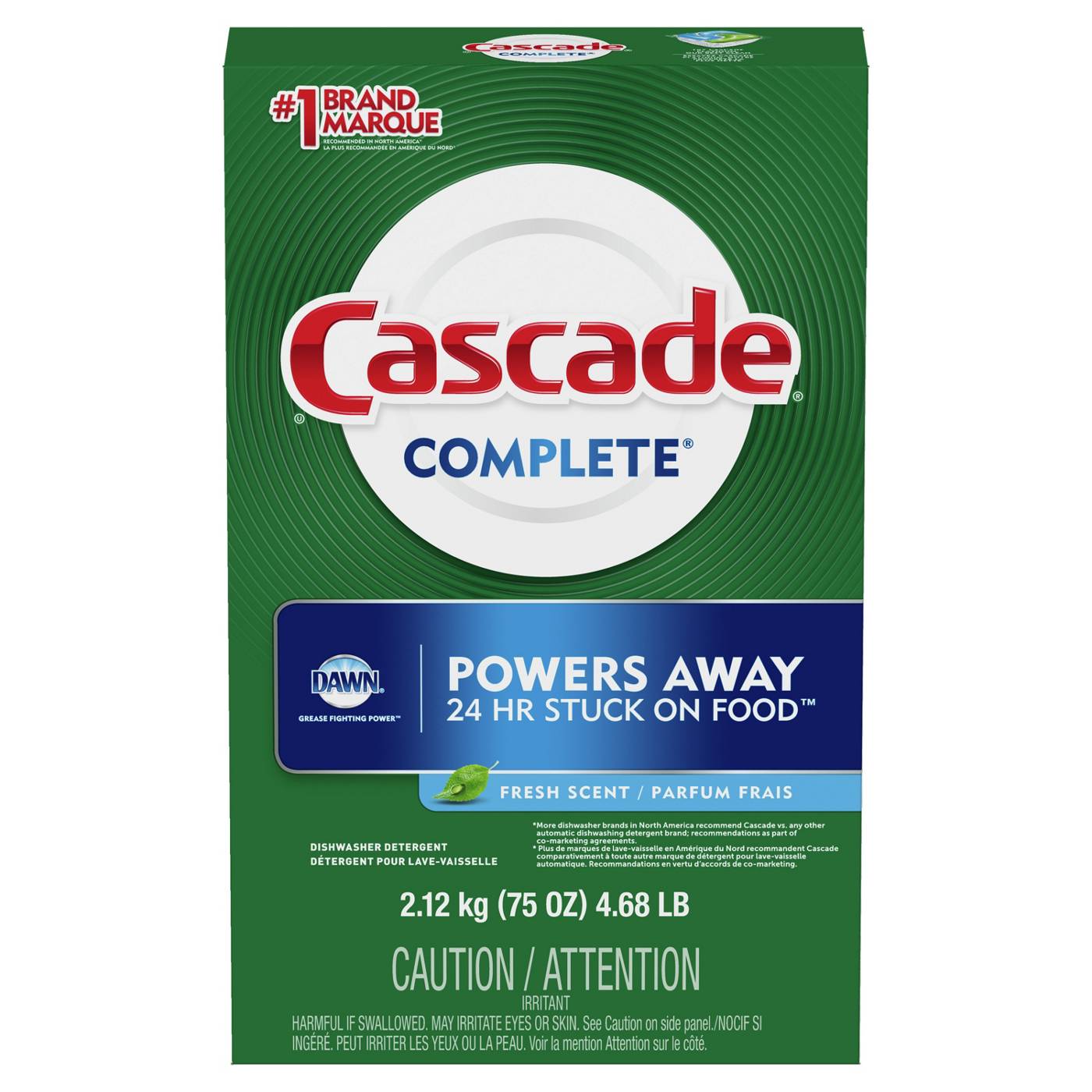 Cascade Complete Dishwasher Detergent Powder - Fresh; image 9 of 9