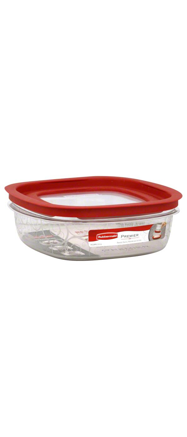 Rubbermaid Premier Crystal Clear & Stain Resistant - 9 CUP, 1.0 CT