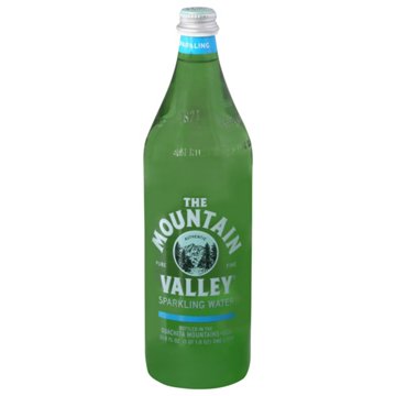 Mountain Valley Sparkling Water, Spring, 33.8 oz