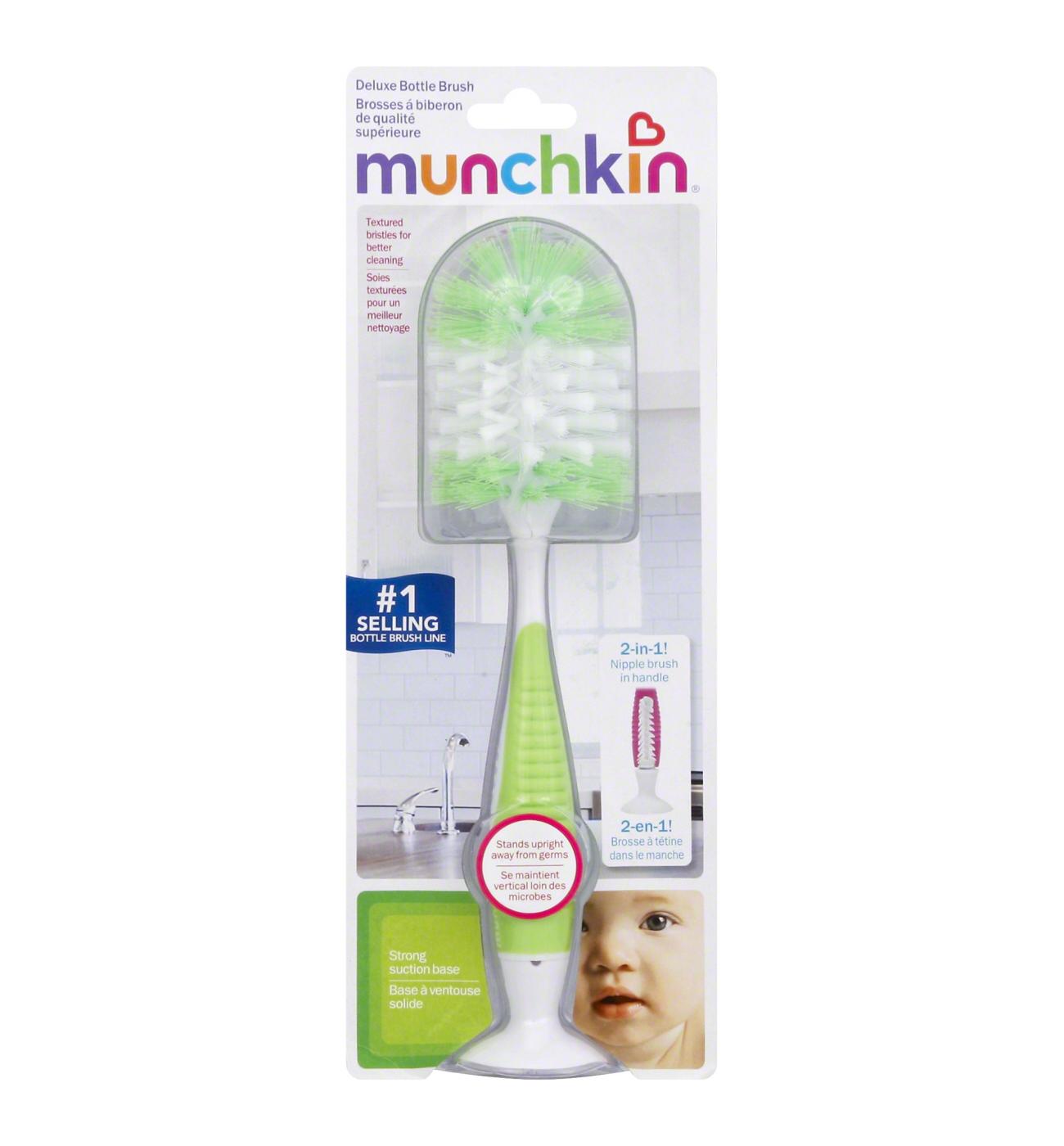 Munchkin Bottle & Nipple Brush, Assorted