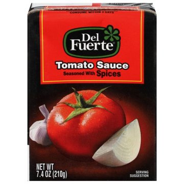 Del Fuerte Tomato Sauce Seasoned with Spices, 7.4 oz