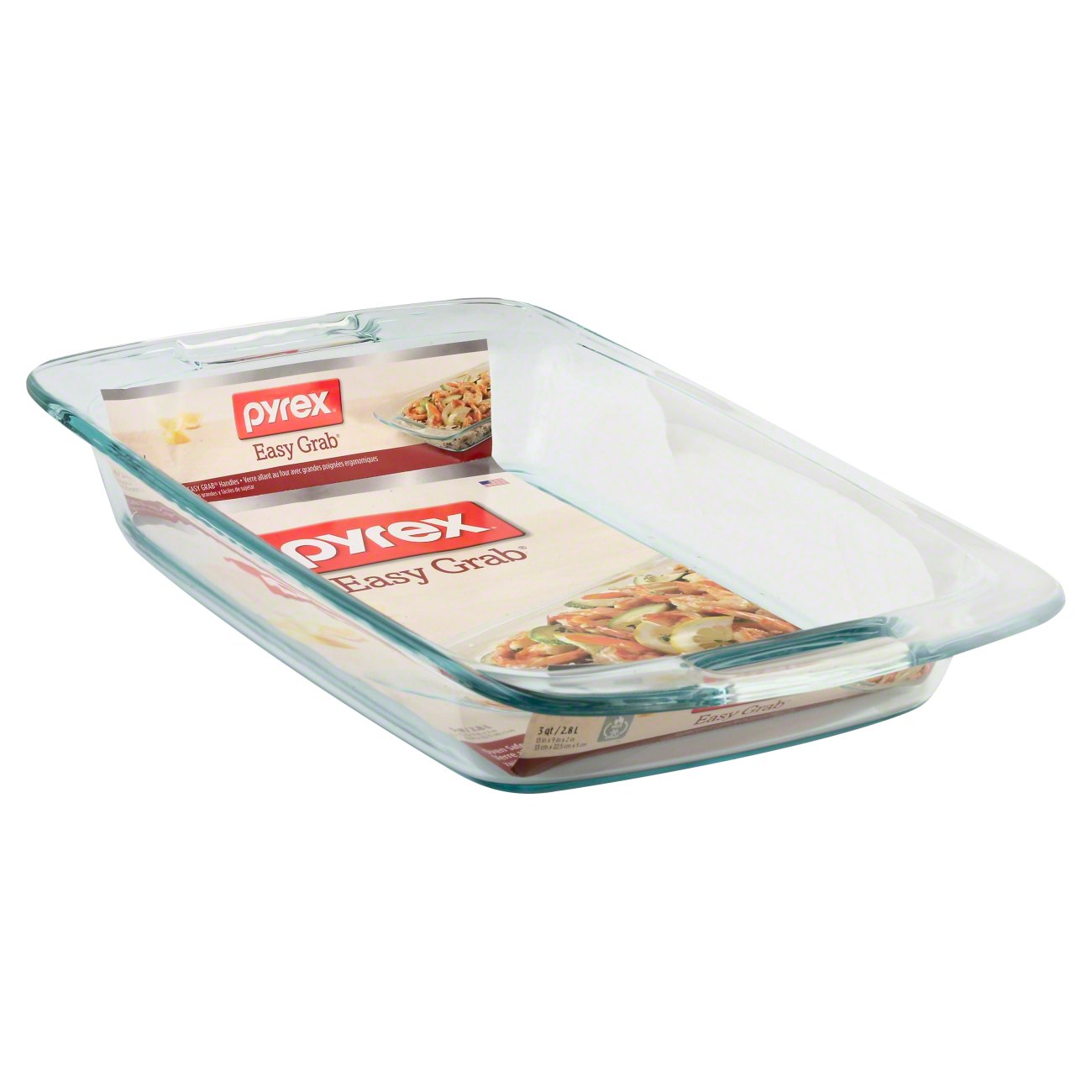 Pyrex Easy Grab 3 qt Baking Dish Shop Pans & dishes at HEB