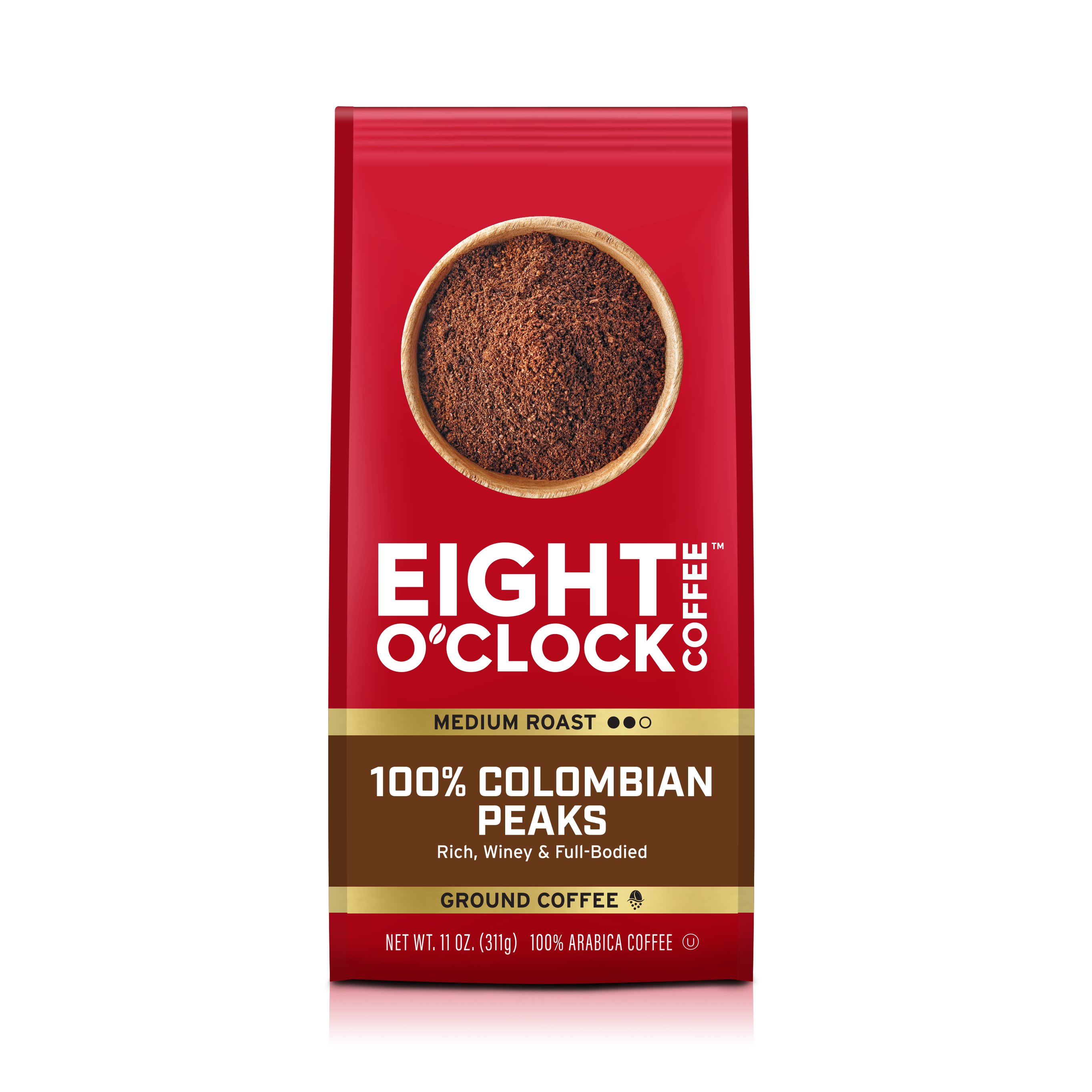 Eight O'Clock 100% Colombian Peaks Medium Roast Ground Coffee