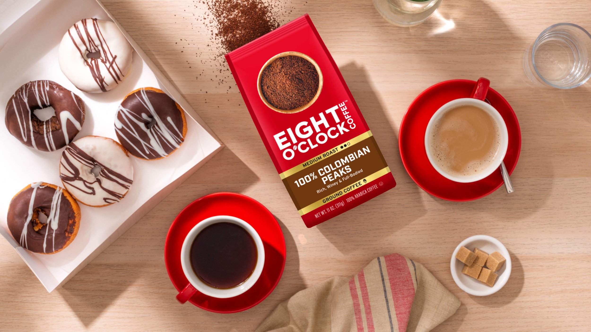 Eight O'Clock 100% Colombian Peaks Medium Roast Ground Coffee
